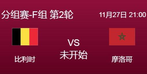 比利時vs摩洛哥預測比分結果分析 誰會贏