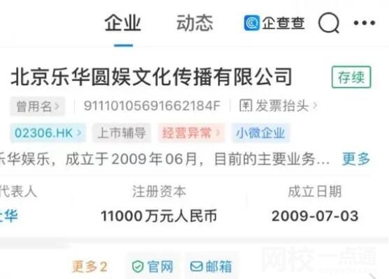 樂華娛樂被列為經營異常 始料未及真相簡直令人震驚