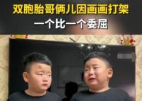 雙胞胎萌娃打架道歉成相聲現場 述和互相道歉的環節太搞笑了
