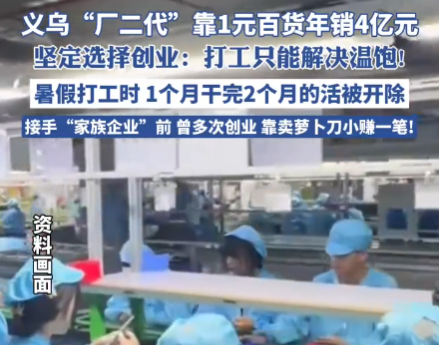 義烏“廠二代”靠1元百貨年銷4億元 為什么這么厲害？