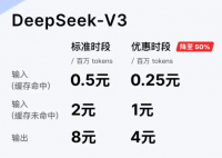 DeepSeek下調API調用價格 為什么降價？