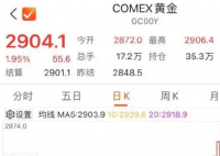 金價重回2900美元 為什么波動這么大？