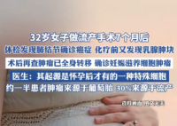 女子做流產手術7個月后查出癌癥 這也太悲劇了